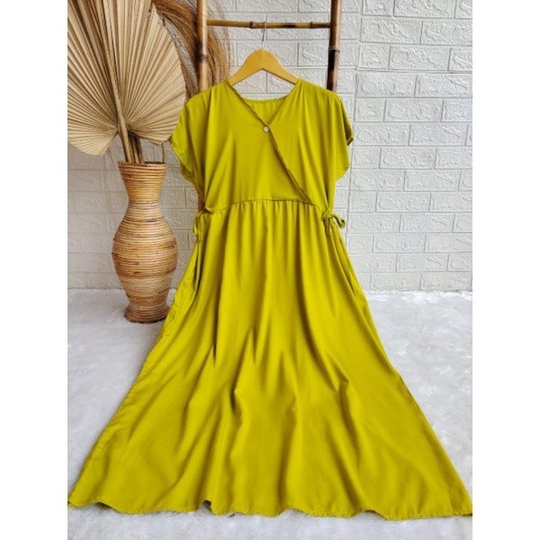 DASTER RAYON DASTER KIMONO POLOS PANJANG