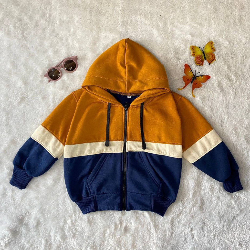 Hoodie Jaket Resleting Sweater Switer Anak Kecil Tanggung Kembar Laki Laki Perempuan Unisex Sweeter 