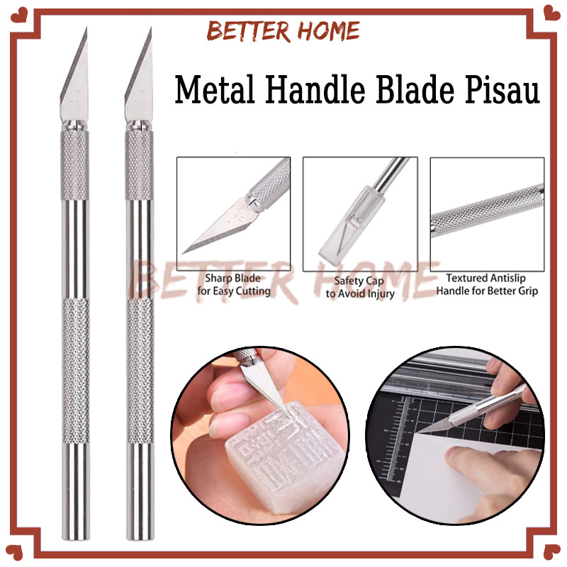 

Metal Handle Hobby Craft Knife/Crafting Art Knife/Hobby Knife Art Pen/Metal Handle Blade Pisau