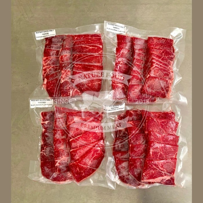

NATUREFOOD Daging Sapi Beef Wagyu Rostbiff MB 6-7 shabu yakiniku