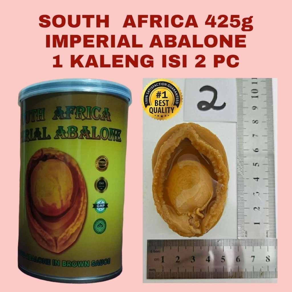 

ABALONE KALENG SOUTH AFRICA PLATINUM ISI 2 JUMBO BRAISED IN BROWN SAUCE [ JAMIN ORIGINAL ] GS