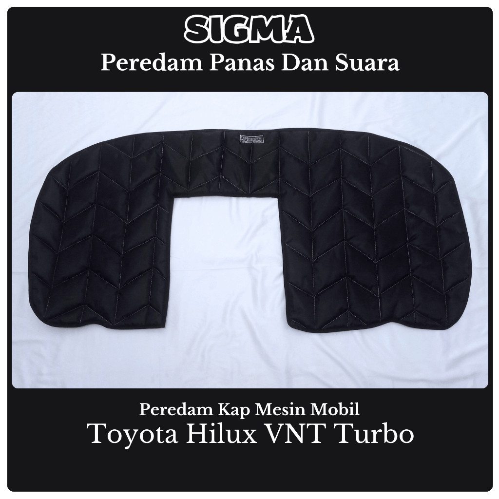 Toyota Hilux Double Cabin VNT Turbo Peredam  Kap Mesin Mobil