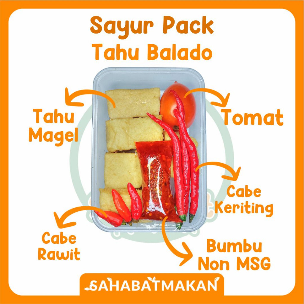 

Tahu Balado - Sayur Pack / Sayur Prep / Sayur Instant — Daily Fresh Official Store