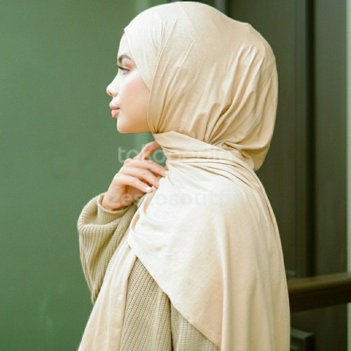 PASHMINA KAOS RAYON Sahara Shawl - Creamy