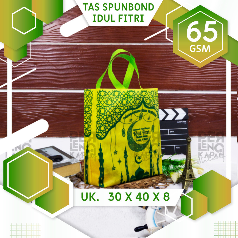 

Tas Spunbond Lebaran, Tas Idul Fitri, Tas Murah,Ukuran 30x40, 38x45/ 65GSM