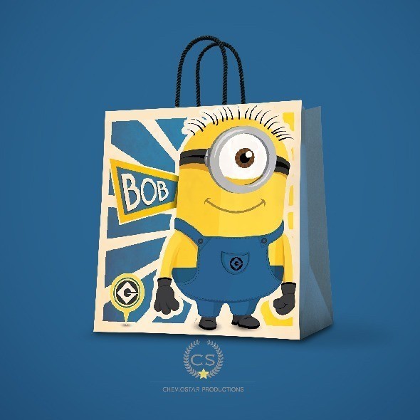 

Andriant Paper bag kado minion/ goodie bag/tas kado paper bag/tas kertas - 1, M