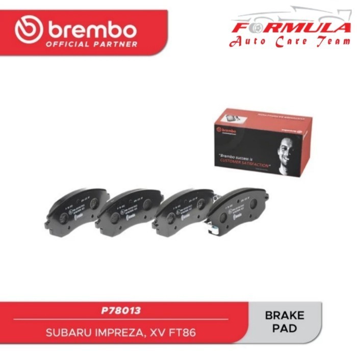 Kampas Rem BREMBO SUBARU IMPREZA, XV FT86 (F) - P78013