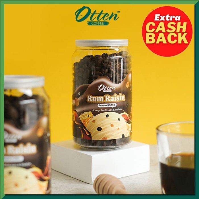 

[Coffee New] Otten - Biji Bubuk Kopi Infused - Rum Raisin Arabica Coffee 120gr