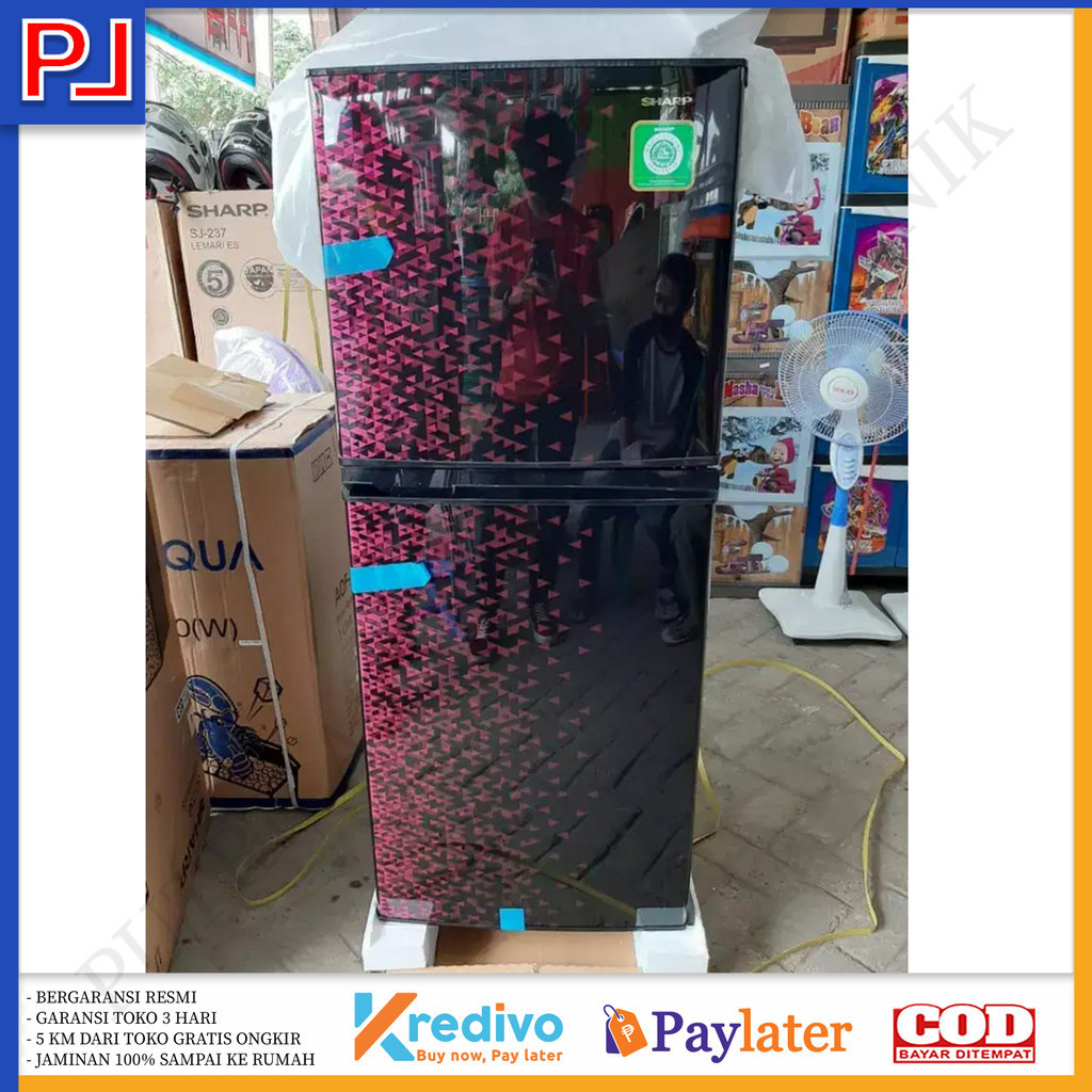 KULKAS 2 PINTU SHARP SJ-236MG BANDUNG, JAKARTA & JAWABARAT