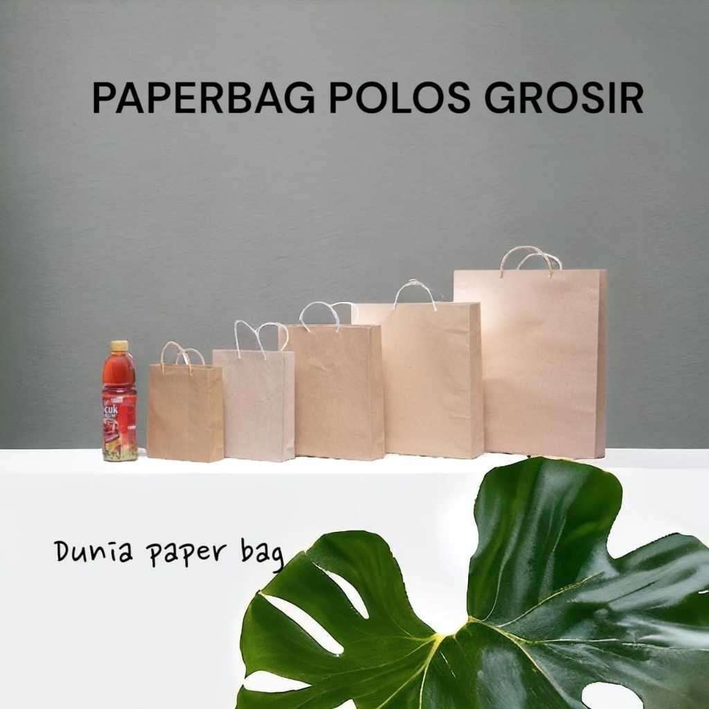 

PAPER BAG COKLAT - PAPERBAG POLOS - TAS KERTAS