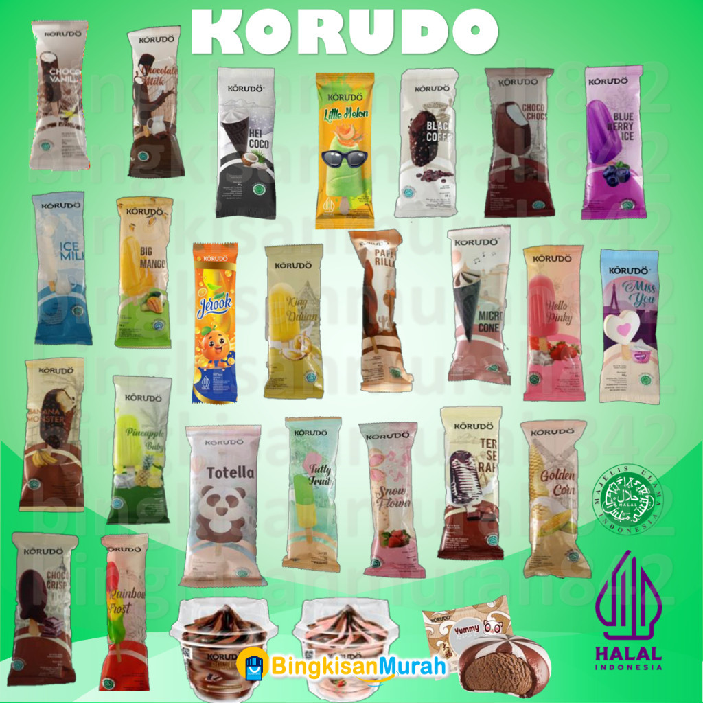 

Es Krim KORUDO Sesuai Varian Yang Dipilih - BINGKISAN MURAH