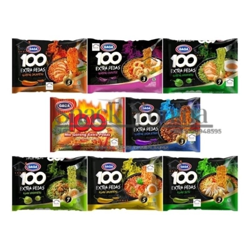 

Mie Gaga Kuah /Goreng 100 all variantGratis Ongkir & COD