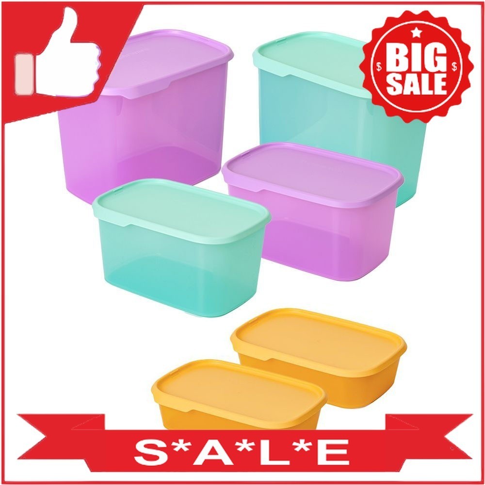 Tupperware One Touch Fresh Rectangular 6pcs Tupperware Original