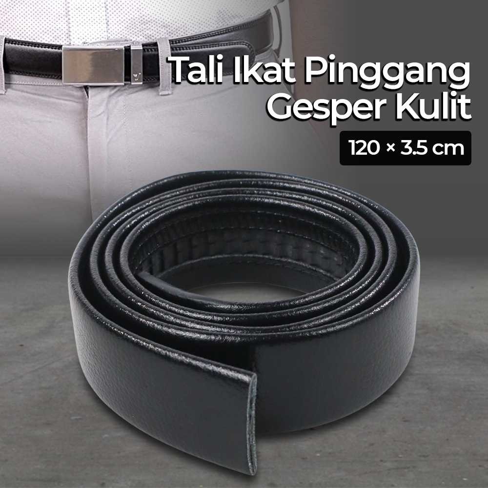 COD Tali Sabuk Ikat Pinggang Gesper Pria Dewasa Bahan Kulit Bahan Kulit Hitam Distro Keren Panjang