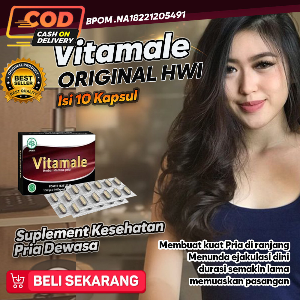 DN- ISI 1 PACK (10 KAPSUL ) NF VITAMALE ASLI 100% ORIGINAL VITAMALE HWI ORIGINAL100% ORI VITAMALE