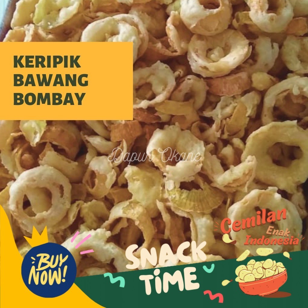 

Special Diskon Cemilan Sehat Keripik Bawang Bombai 1 kg Original