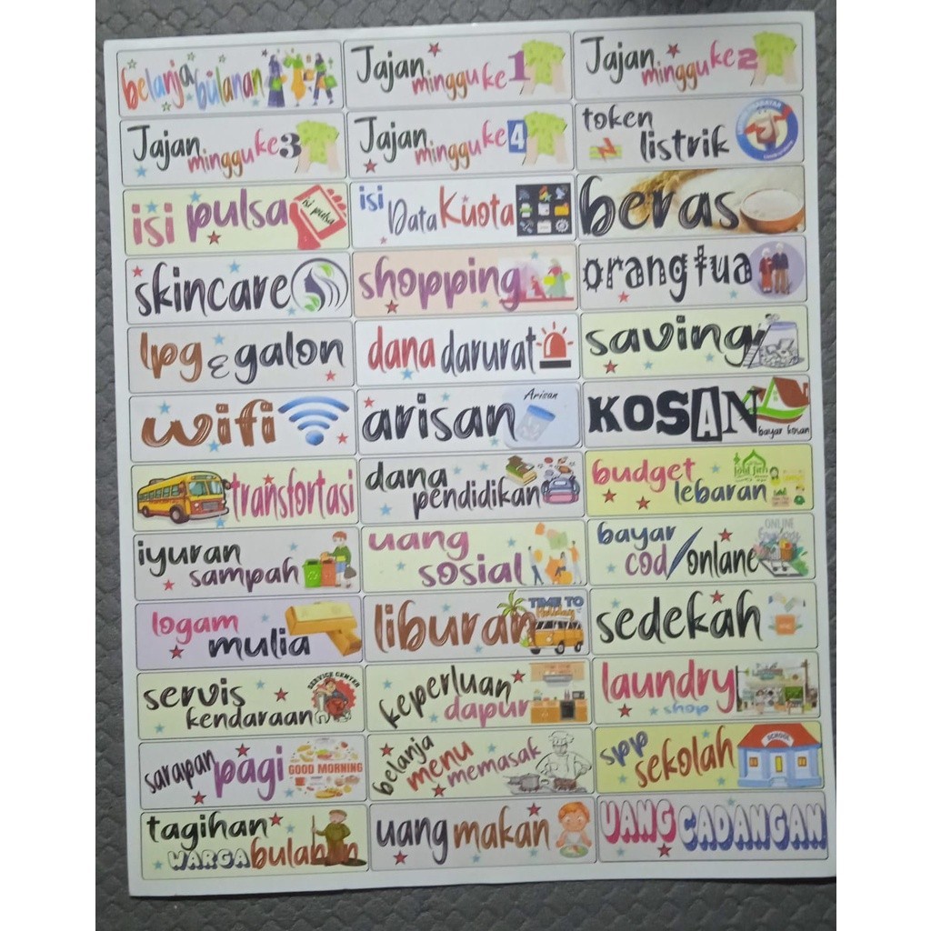 

STIKER DOMPET DISIPLIN 36 TULISAN