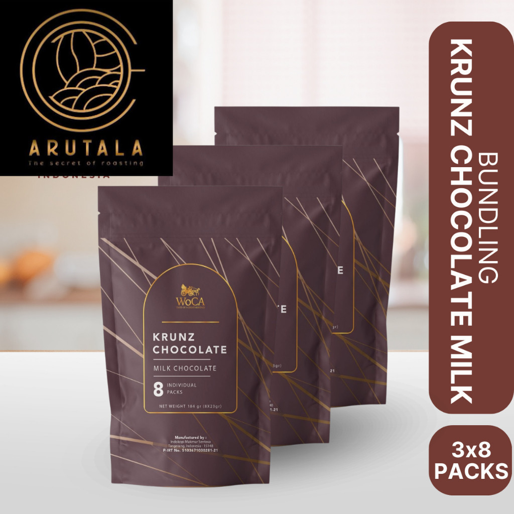 

WoCA Krunz Chocolate Milk 3 x 8 individual packs -CB 2