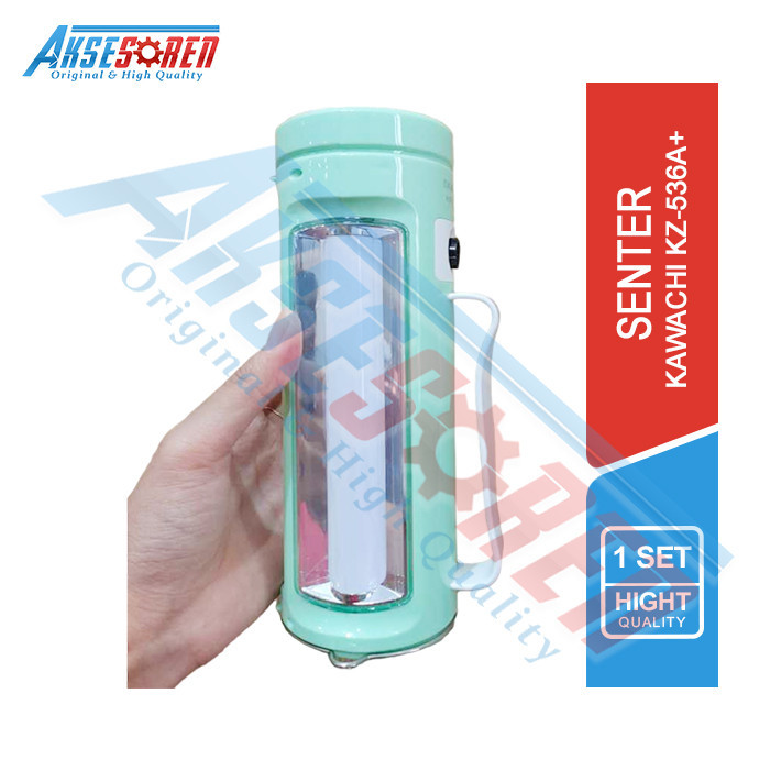 Aksesoren Senter Jarak Jauh Kawachi [KZ-536A+] / Lampu Led Flashlight / Lampu Emergency Genggam