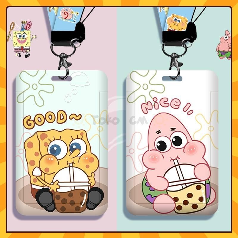 ⭐ Toko CM ⭐  Gantungan Kartu Id Card Id Card Holder Aesthetic Agress Id Tali Nametag Id Holder Id Ca