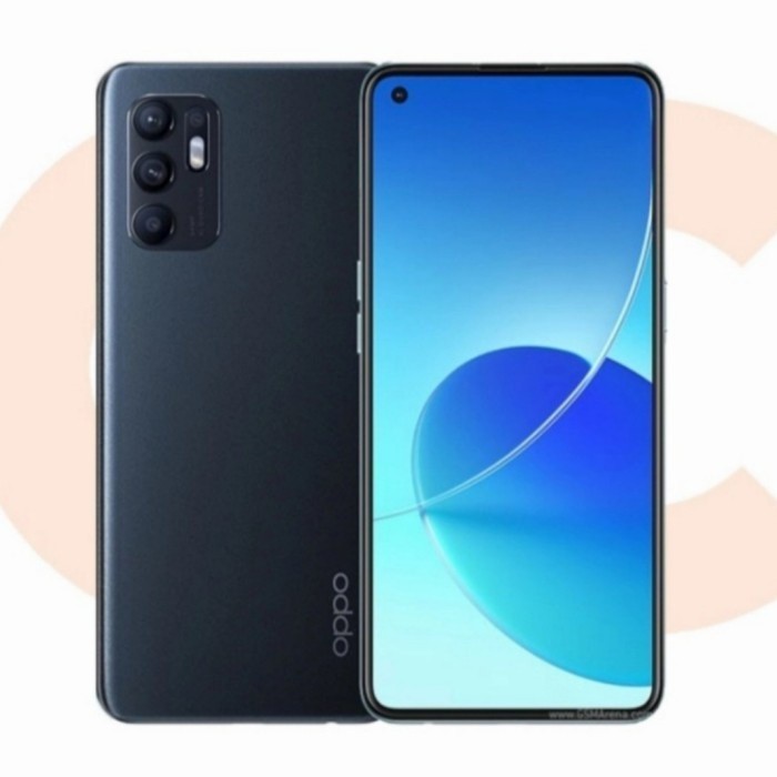 HP OPPO RENO 6 8/128 GB - OPO RENO 6 RAM 8 GB ROM 128 GB GARANSI RESMI - Hitam