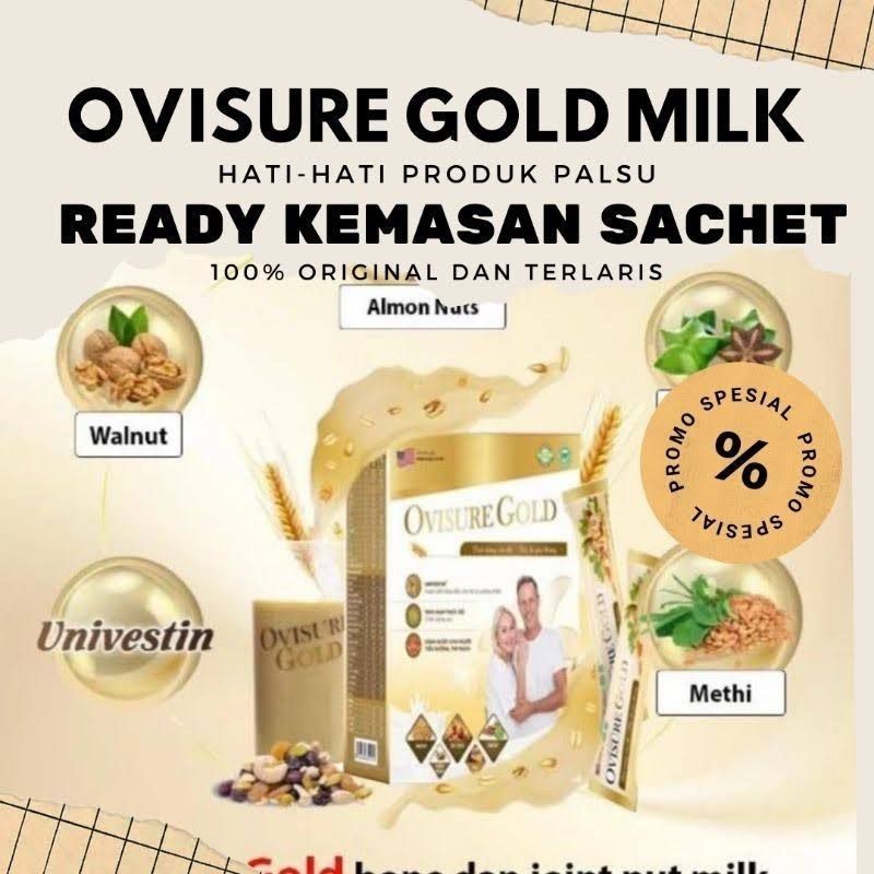

OVISURE GOLD SUSU VITAMIN TULANG & SENDI NYERI OTOT ASTEOPOROSIS OSTEOARTHRITIS SUSU OVISURE GOLD 100% ASLI ORIGINAL