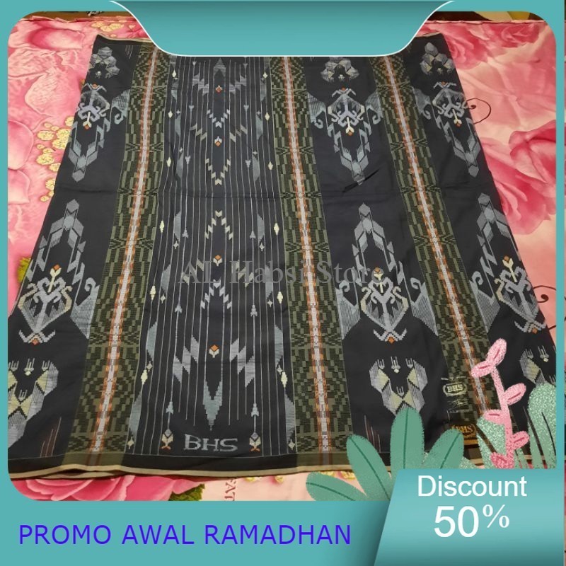 PROMO AWAL RAMADHAN SARUNG PREMIUM SARUNG PREMIUM SGE GOLD SUTRA SPUNSILK 210/2 FS FULL SUTRA  BIRU 
