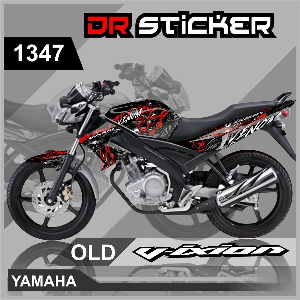 Decal Sticker Full Body Vixion Old Desain Venom Dekal Vixion Old