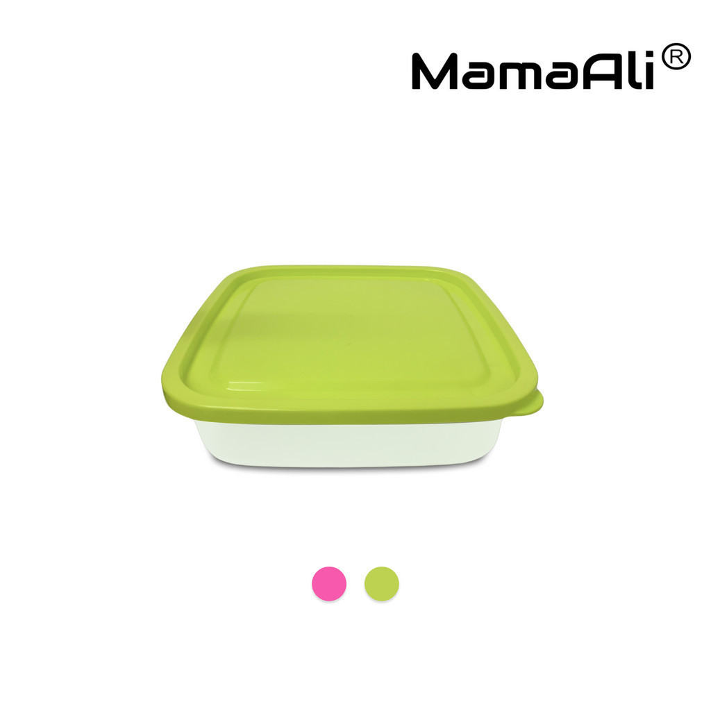 MamaAli Food Keeper / Kotak Makan Set Plastic Container Square, M-113