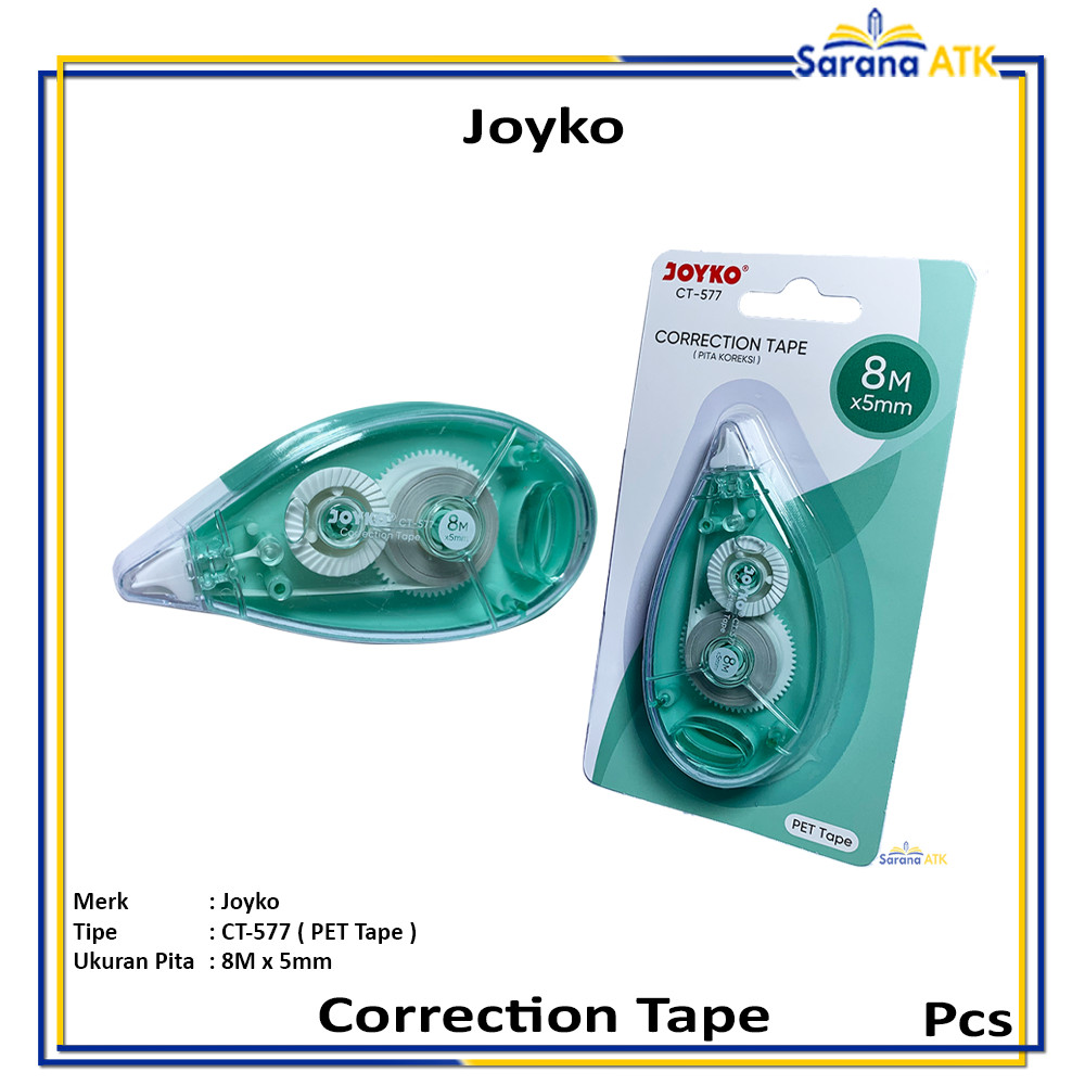 

Joyko - Correction Tape Pita Koreksi Kertas CT-577 - Pcs