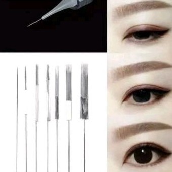 PROMO jarum alat sulam jarum sulam alis eyeliner bibir jarum sulam mesin sulam