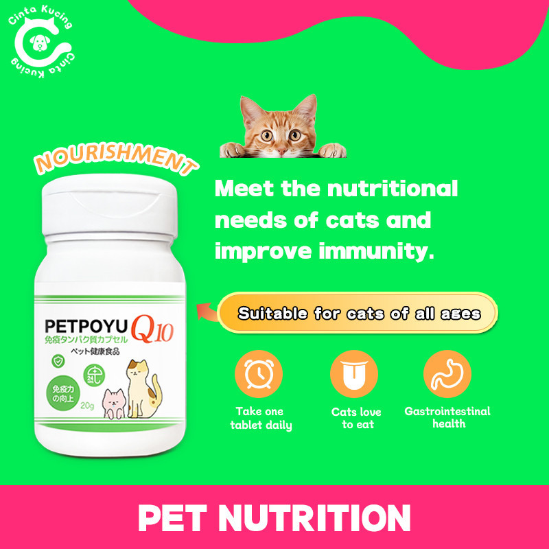 Vitamin hewan peliharaan Kapsul Protein Kekebalan Tubuh Meningkatkan kekebalan hewan peliharaan1kaps