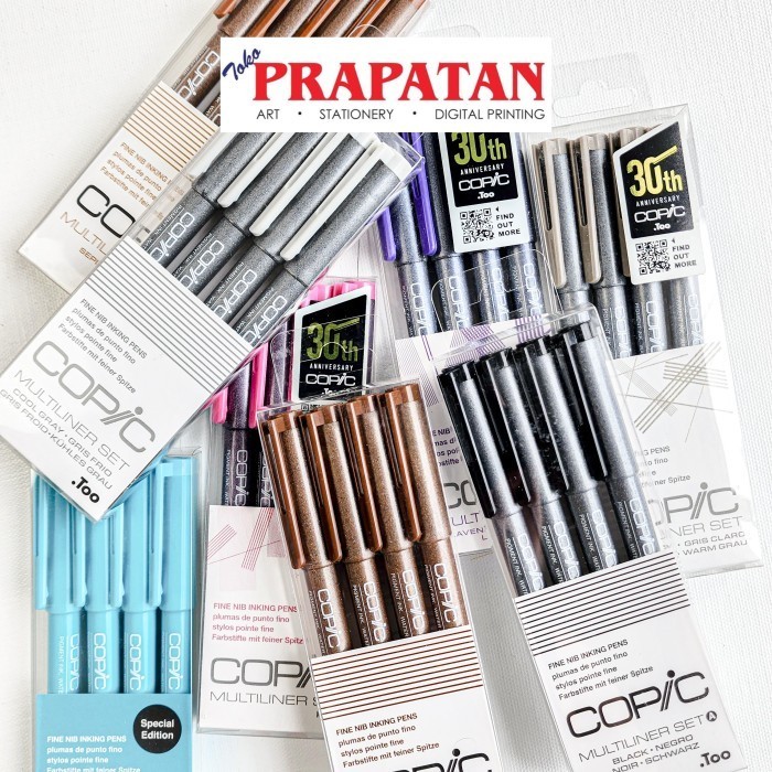 

Copic Multiliner Set 4pcs Fine Nib Inking Pens - Cool Gray -yy41