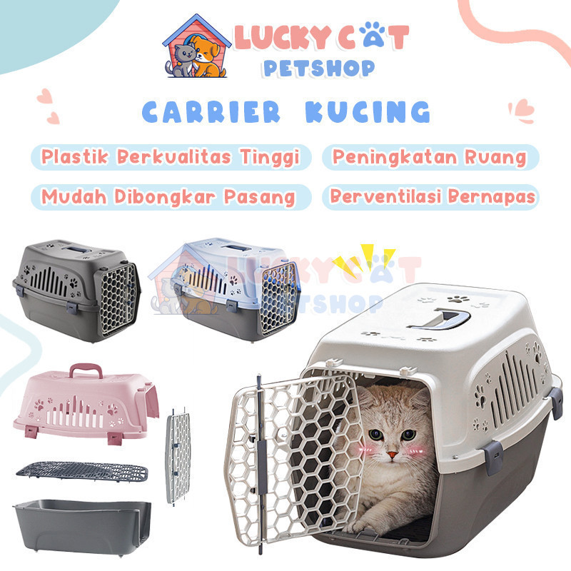 Pet Cargo Kucing Jumbo Pet Carrier Tas Cargo Kucing Anjing Kelinci Pet Accessories