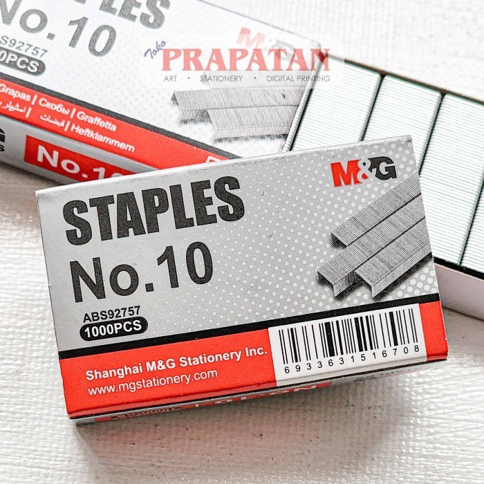 

Isi Staples M&G No.10 ABS92757 | Refill Stapler -YY41