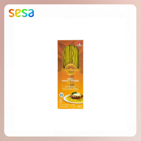 

SAGOLICIOUS Box Pasta Kunyit 300g – Pasta Mie Sagu Gluten-Free & Sehat
