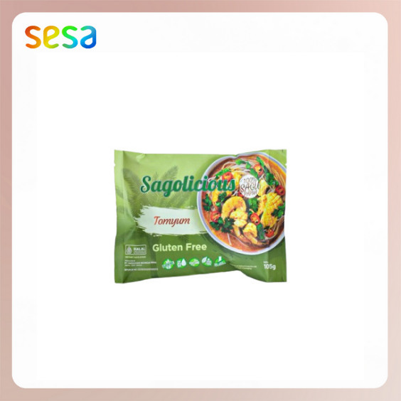 

SAGOLICIOUS Kemasan Original Tomyum 105gr - Mie Sagu Sehat