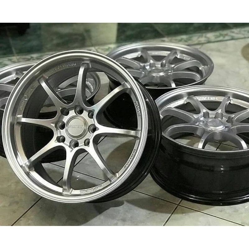 Velg rays ce28 r15 velg racing mobil rays ce28 ring 15 glossy