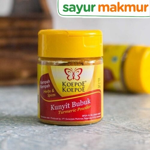 

Koepoe Koepoe Kunyit Bubuk 25 gram Sayurmakmur