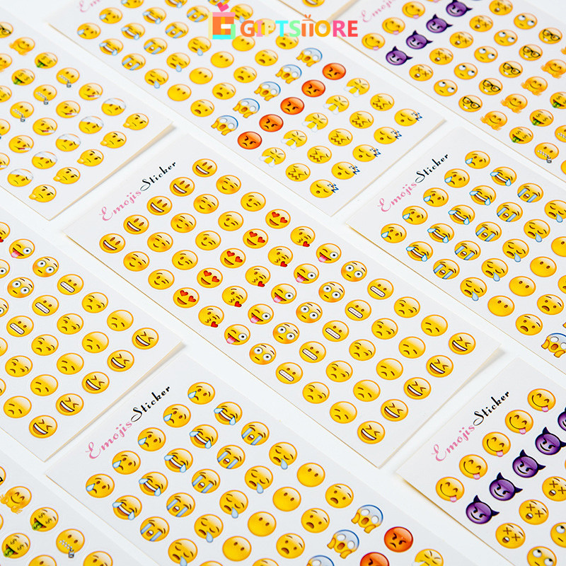 

✨COD Stiker Emoji Stiker Mini Lucu Stiker Kreatif DIY Stiker Decoration Polaroid-GS