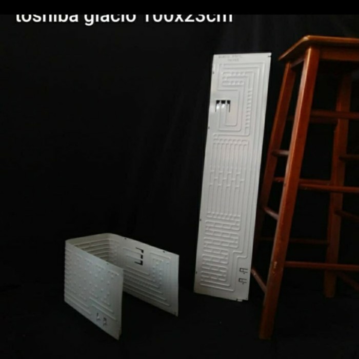 evaporator kulkas thosiba Glacio kecil 100x23cm