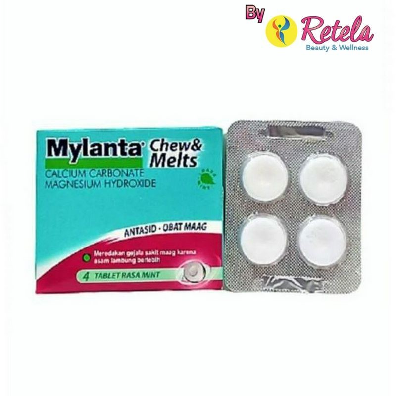 MYLANTA TAB MINT 1 STRIP 4 TABLET