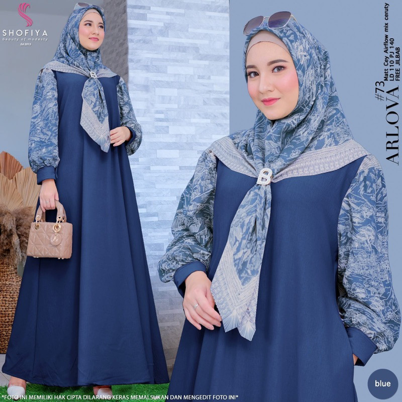 Arlova series / gamis arlova shofiya / arlova ori shofiya / original shofiya / arlova ld 110 / dress