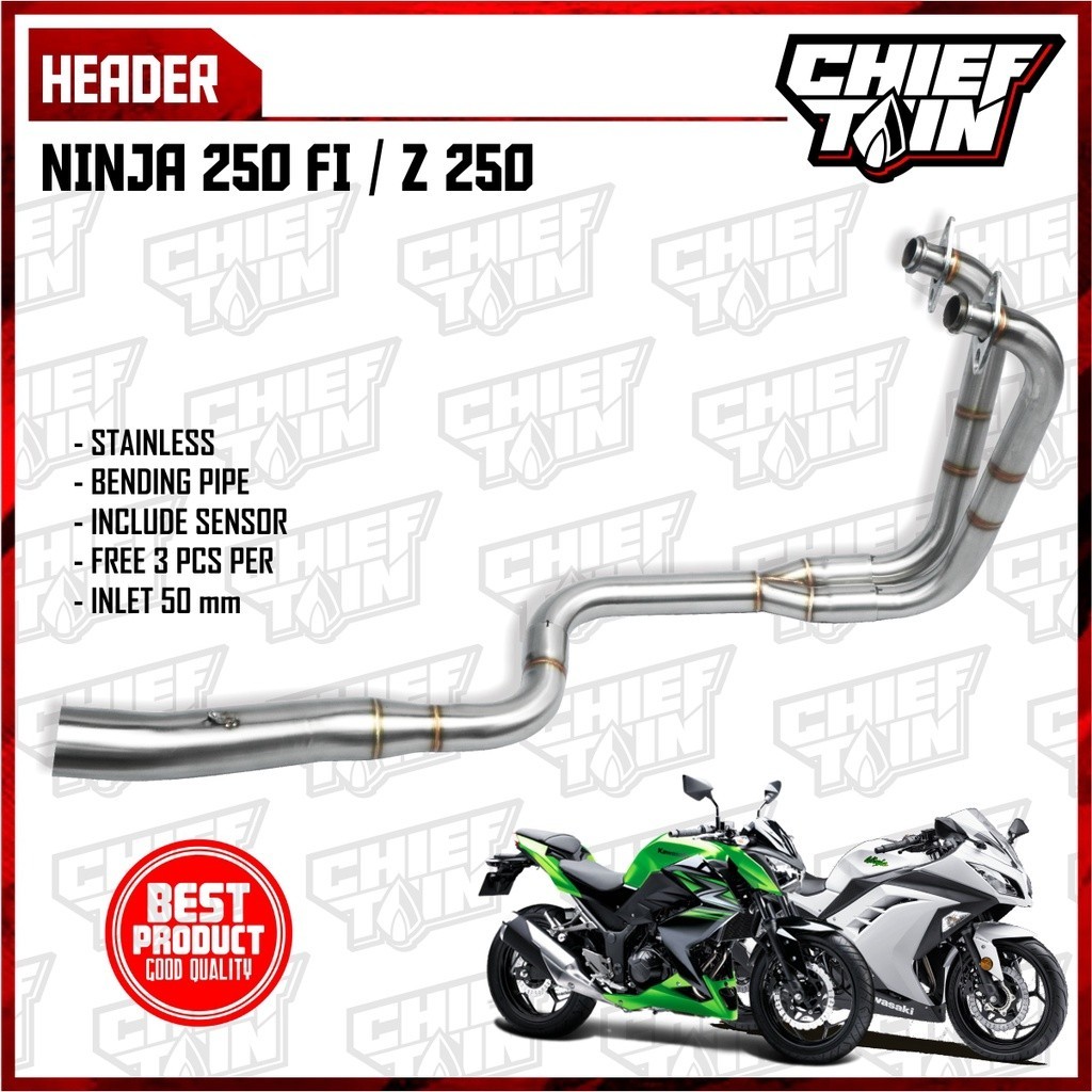 LEHER NINJA 250 FI - HEADER NINJA 250 FI