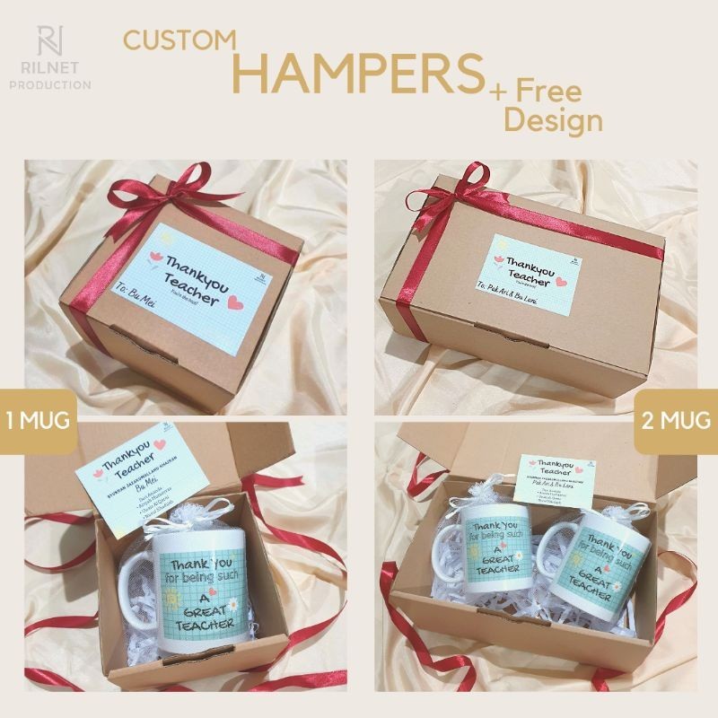 

Custom Hampers ( Personalized Gift - Souvenir - Hadiah - Kado )/ Baru Mewah