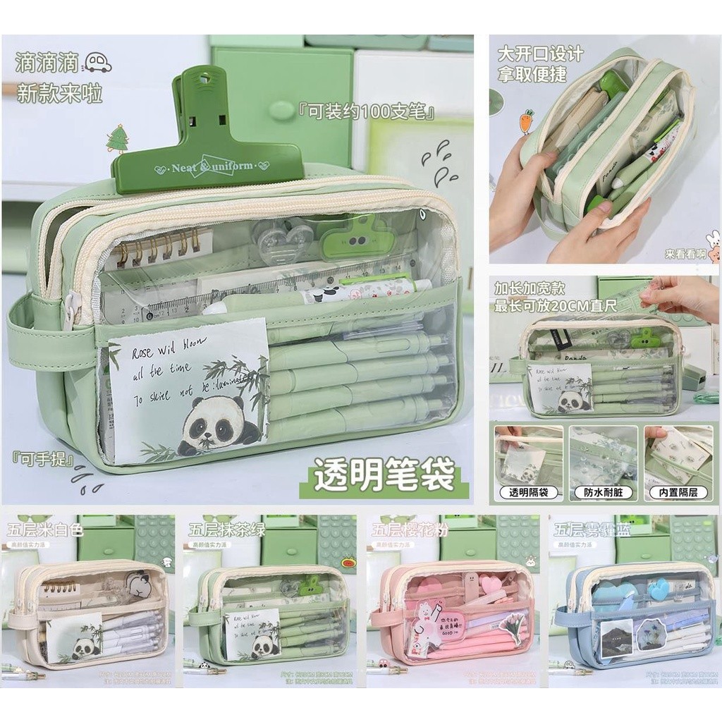 

Kotak Pencil Anak / Kotak Pensil Transparan / Pansilcase / Tempat Peralatan Anak RB9