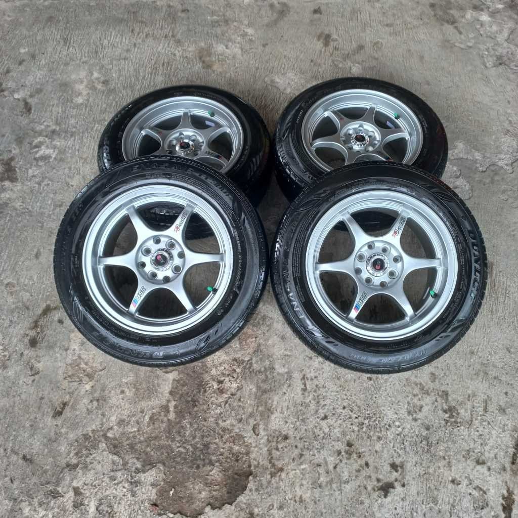 Velg Ban SSR Type C Hol 8 R15 Warna Silver
