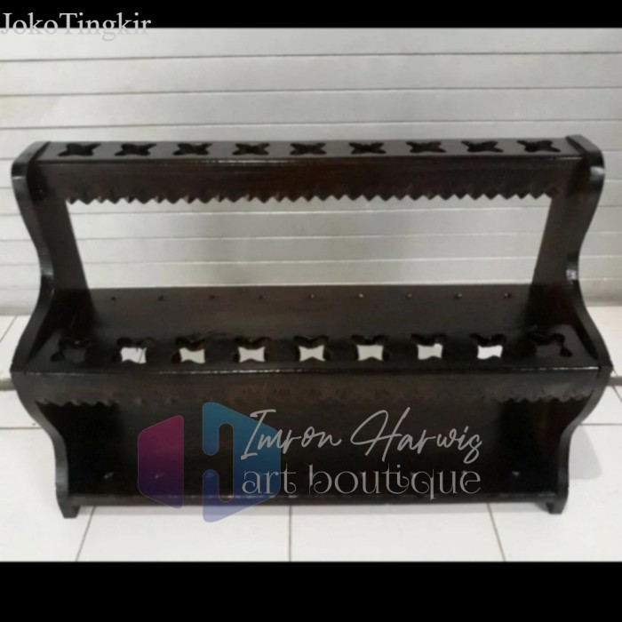 

Jagrak Keris Susun kayu jati murah