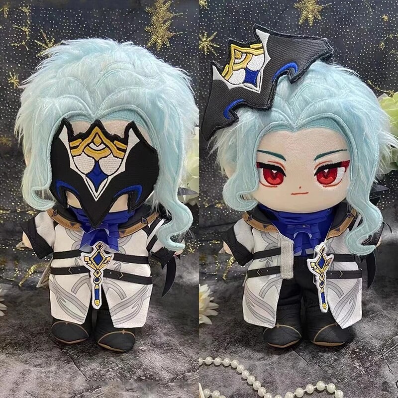 Genshin Impact Il Dottore Cotton Doll Animation Peripheral Doctor Il Dressing-up Plush Stuffed Puppe
