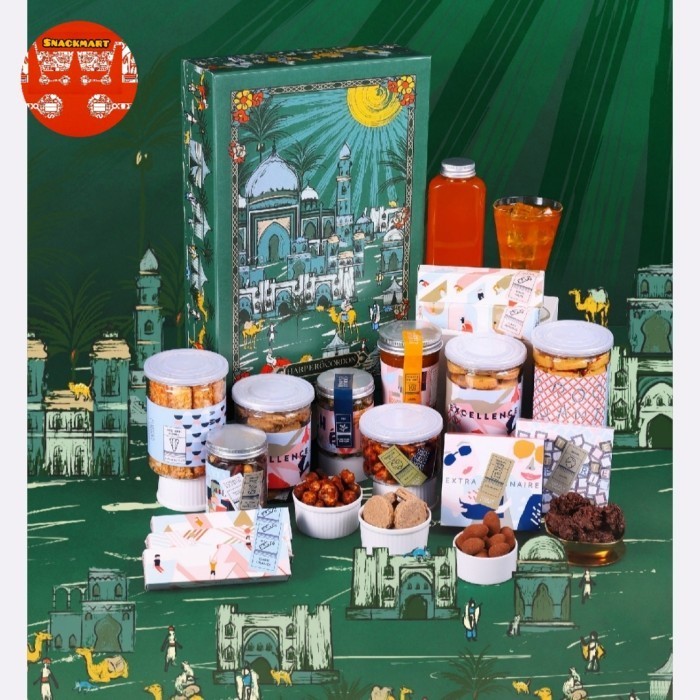 

Hampers Lebaran Premium Parcel Ramadan Kue Kering H&Co Masque Basket